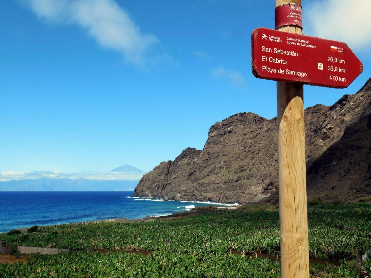 Casa La Sabina Roja 1 - Casa Con Impresionantes Vistas Sobre Hermigua Y El Mar Extérieur photo