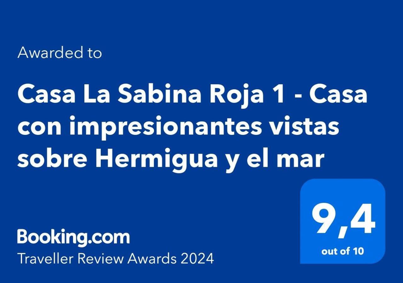Casa La Sabina Roja 1 - Casa Con Impresionantes Vistas Sobre Hermigua Y El Mar Extérieur photo